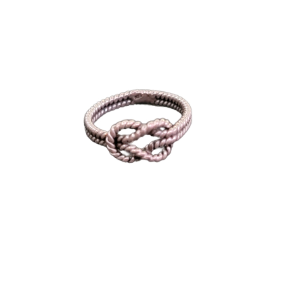 Silver Knot Ring - image 1